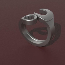 chiave Anello joyería joya anillo friso manos día diseño 3d print model - Mito3D