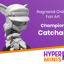 chibi champion catchan game toy accessories ragnarok online monk female dungeons dragons dnd d&d miniature mini catgirl anime 3d print model - Mito3D