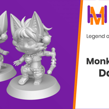 chibi daena leggenda di mana gioco giocattoli accessori seiken densetsu monaco la hyper mini miniature final fantasy tavolo eroe dnd d&d anime 3d print model - Mito3D