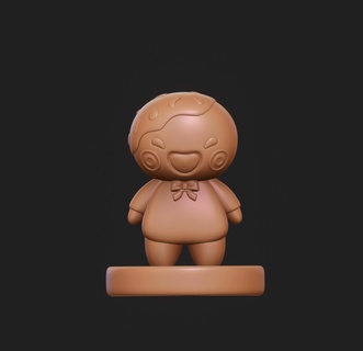chibi gingerbread 3d print model - Mito3D