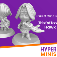 chibi hawk trials mana seiken densetsu game toy accessories thief rogue pathfinder legend final fantasy dungeons dragons dnd miniature mini d&d hero anime 3d print model - Mito3D