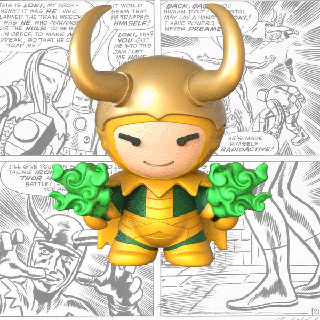 chibi Loki stl dossiers merveille 3d impression mignonne Thor imprimante mâle jouets art jouet 3d print model - Mito3D