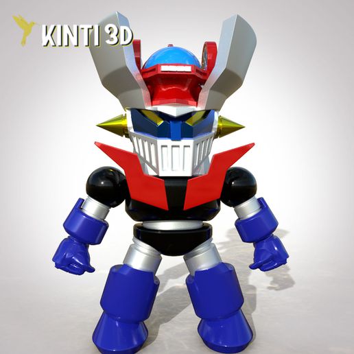 Chibi mazinger 3D print model - Mito3D