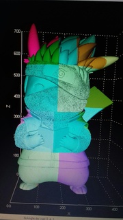 Chibi Naruto Pikachu xl 60 Zentimeter 23 Stücke ausgehöhlt 3d print model - Mito3D