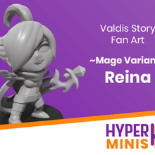 chibi reina staff variant game toy accessories wizard valdis story sorceror monk mage dungeons dragons dnd d&d miniature mini anime 3d print model - Mito3D