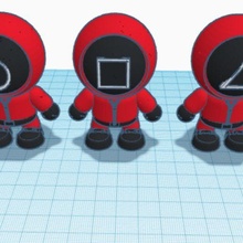 chibi calamar juego artilugio juegos netflix 2021 mini 3d print model - Mito3D