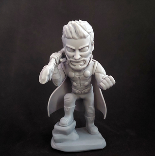 chibi thor meraviglia comix dc mcu film giocattolo figura oggetti collezione 3d print model - Mito3D
