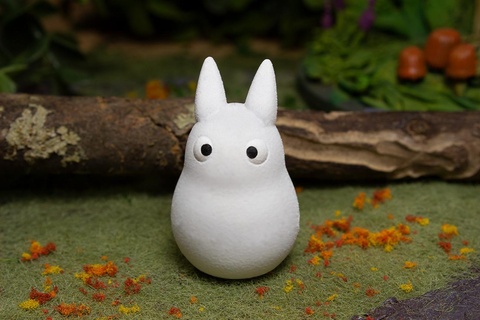 chibi Totoro padrão arte vizinho brinquedos diorama 3d print model - Mito3D