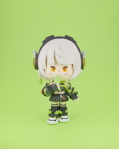 chibit 084 anby zen zona cero juego anime chibi zzz cines juguetes dibujos animados personaje nendoroid figura modelo animemodel 3d print model - Mito3D