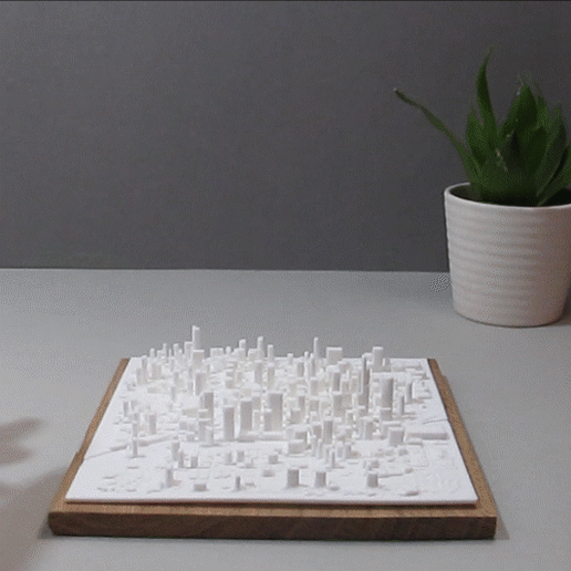 chicago city - skyscrapers 3D print model - Mito3D