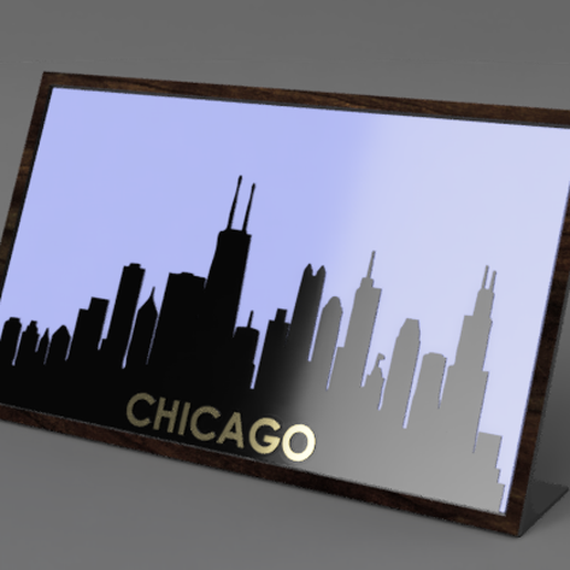 chicago houston skyline f