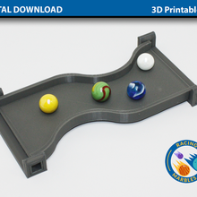 chicane brani marmo gli sport corsa modulare pista giocattolo stelo 3d print model - Mito3D