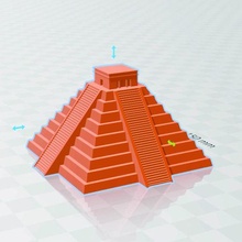 chichen pyramid architecture mayans pre-hispanic 3d print model - Mito3D