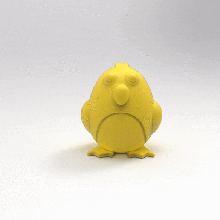 chick art farm ganja cute egg chicken sculpture figure 3d print model - Mito3D