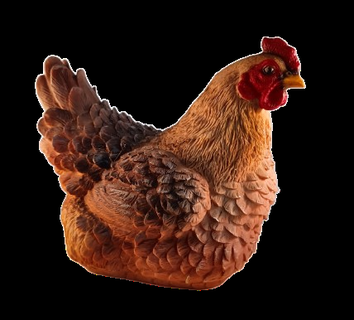 poulet animal Oeuf analyse kip 3d print model - Mito3D