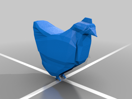 poulet 3d animal animaux poulets catégorisé 3d print model - Mito3D