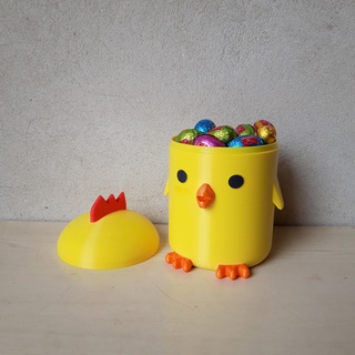 chicken bowl chick easter candies chocolates decor 3dprinting 3d print model - Mito3D