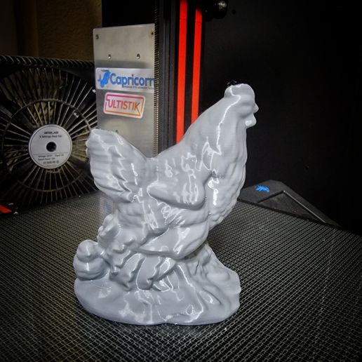 chicken chicks supportless sculpture 3D print model - Mito3D