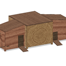 chicken coops 3d print model - Mito3D