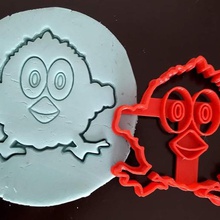 chicken pio zenon farm - cookie cutter art pius farmer chick 3d print model - Mito3D