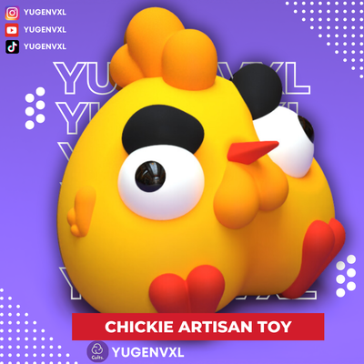 chickie artisan toy art figure oc 3d print model - Mito3D