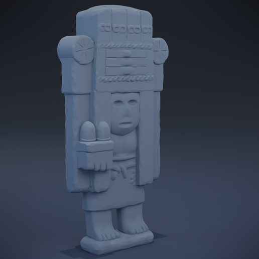 chicomecoatl asteca divindade antigo maya têmpora ruína túmulo indiano México arqueologia mexicano velho escultura estátua monumento história arquitetônico decoração arte esculturas 3D print model - Mito3D