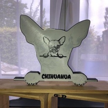 chihuahua arte cão 3d print model - Mito3D