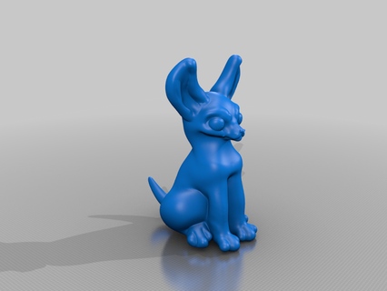 Chihuahua Hund böse Tiere Kreaturen Kunst 3d print model - Mito3D