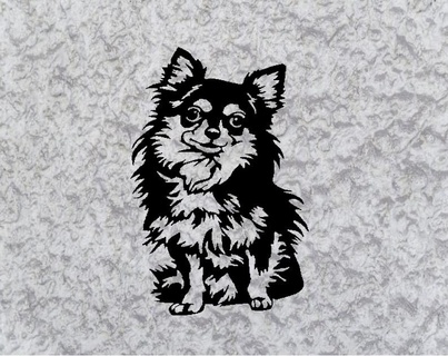Chihuahua köpek deko duvar ev dekor dekorasyon yavrusu 3d print model - Mito3D