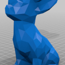 chihuahua low poly divers 3d print model - Mito3D