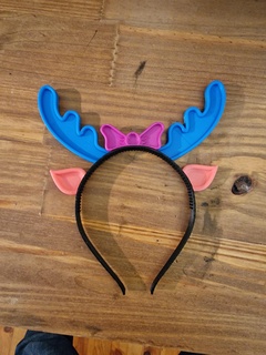 children's christmas headband 3d print model - Mito3D