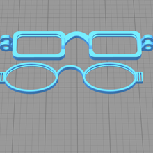 children's glasses fashion toy 3d print model - Mito3D