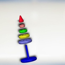 children's pyramid 3d print model - Mito3D