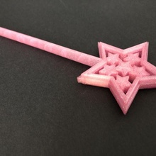 children's star wand kids toy 3d print model - Mito3D