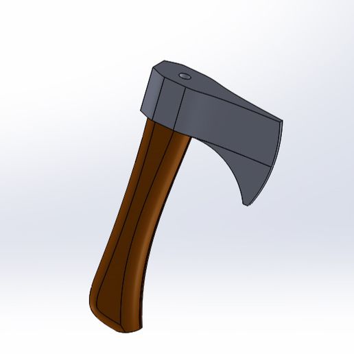 children's toy axe 3D print model - Mito3D