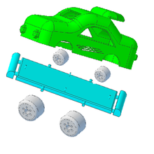 children's toy car 2 game 3d print model - Mito3D