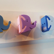 per bambini elefante coat hook casa 3d print model - Mito3D