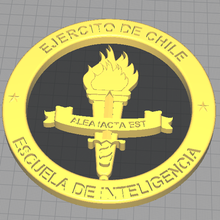 Chile inteligencia colegio logo artilugio chile 3d print model - Mito3D