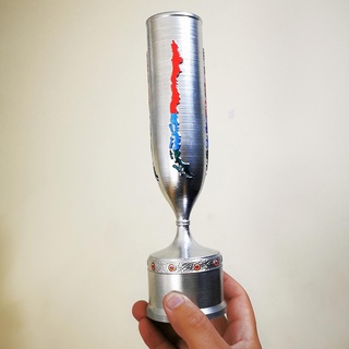 chilenisch Tasse Kunst Ventilator Chile Trophäe Fußball Amerika 3d print model - Mito3D