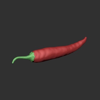 chili pepper hot spicy food cooking ingredient mexican cuisine southwestern heat capsaicin red green plant culinary spice flavorful pungent fiery zesty 3d print model - Mito3D