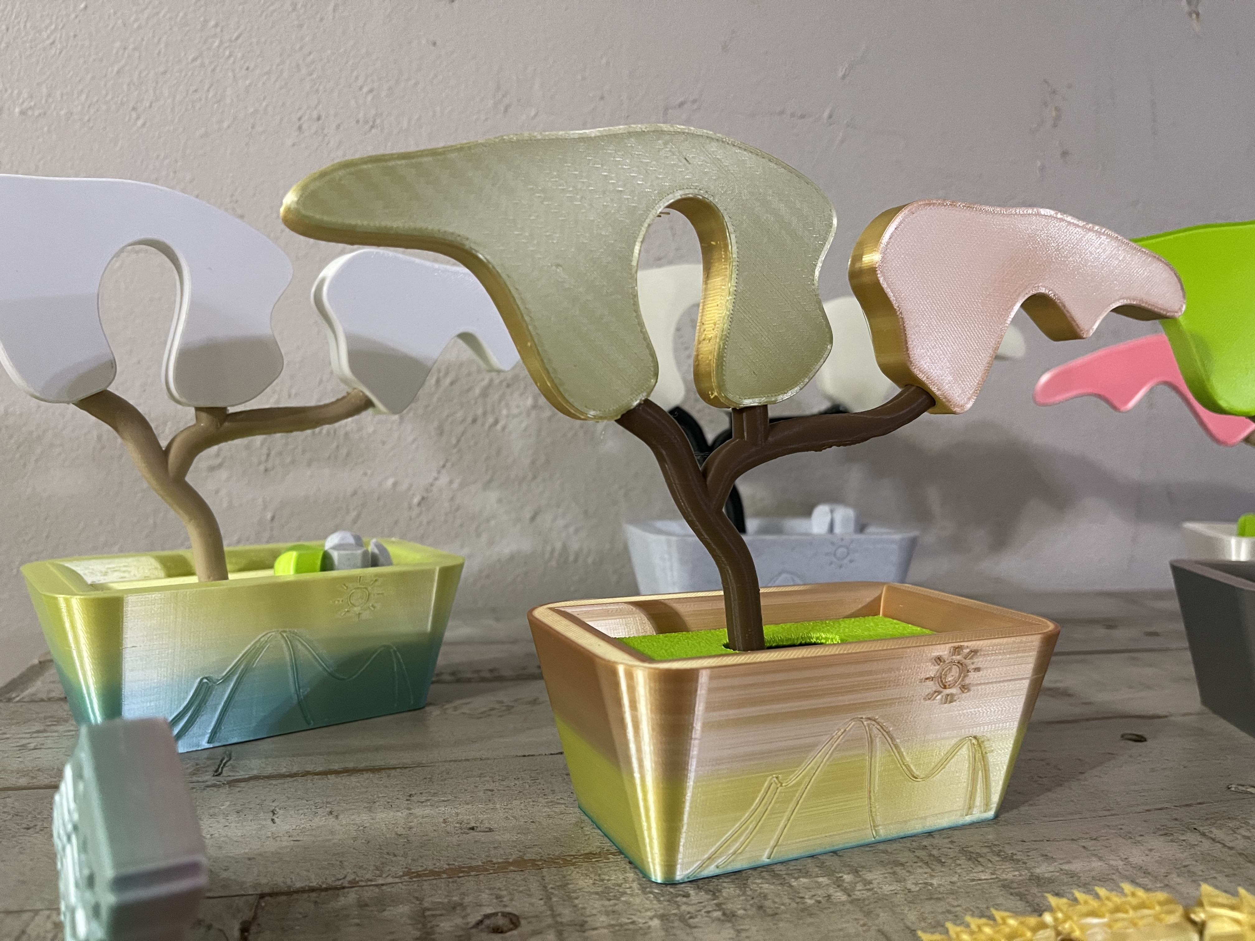 calafrio bonsai árvore apoia necessário elétrico 3D print model - Mito3D