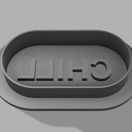 chill pill cookie cutter 3D print model - Mito3D