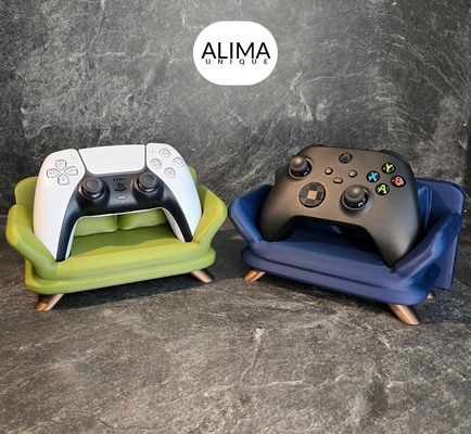 frío sofá controlador ps5 xbox serie x s entrenador sillón destacado soporte gracioso stl funcional deco decoración veneno sorpresa ideas juego azar 3d print model - Mito3D