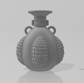 çiğnemek Inca sürahi chimu 3d print model - Mito3D