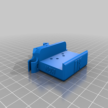 chimera-x carriage holder bltouch blv mod 3d_printer_parts 3d print model - Mito3D