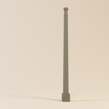 chimney 75 echelle game mantelpiece ladder 3d print model - Mito3D
