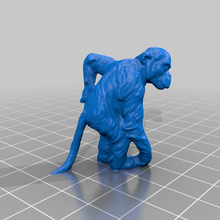 chimpanzé RDA ddr figurine 3d analyse art 3dscan 3dscanner scanner animal animaux dnd miniature jouet jouets sculptures 3d print model - Mito3D