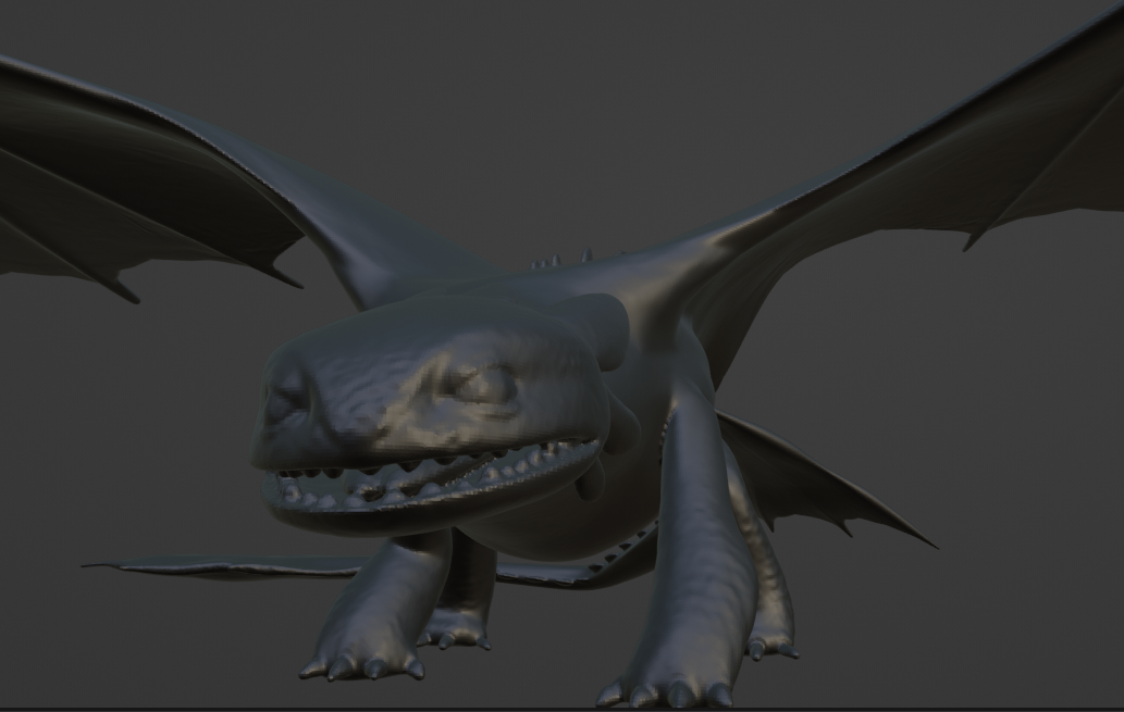 chimuelo train dragon 3D print model - Mito3D