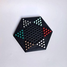 chinese checkers chinesecheckers game chess 3d print model - Mito3D