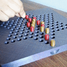 chinese checkers Spiel Steine Chinesisch board Zeit frei Spaß - Zubehör gamers 3d print model - Mito3D